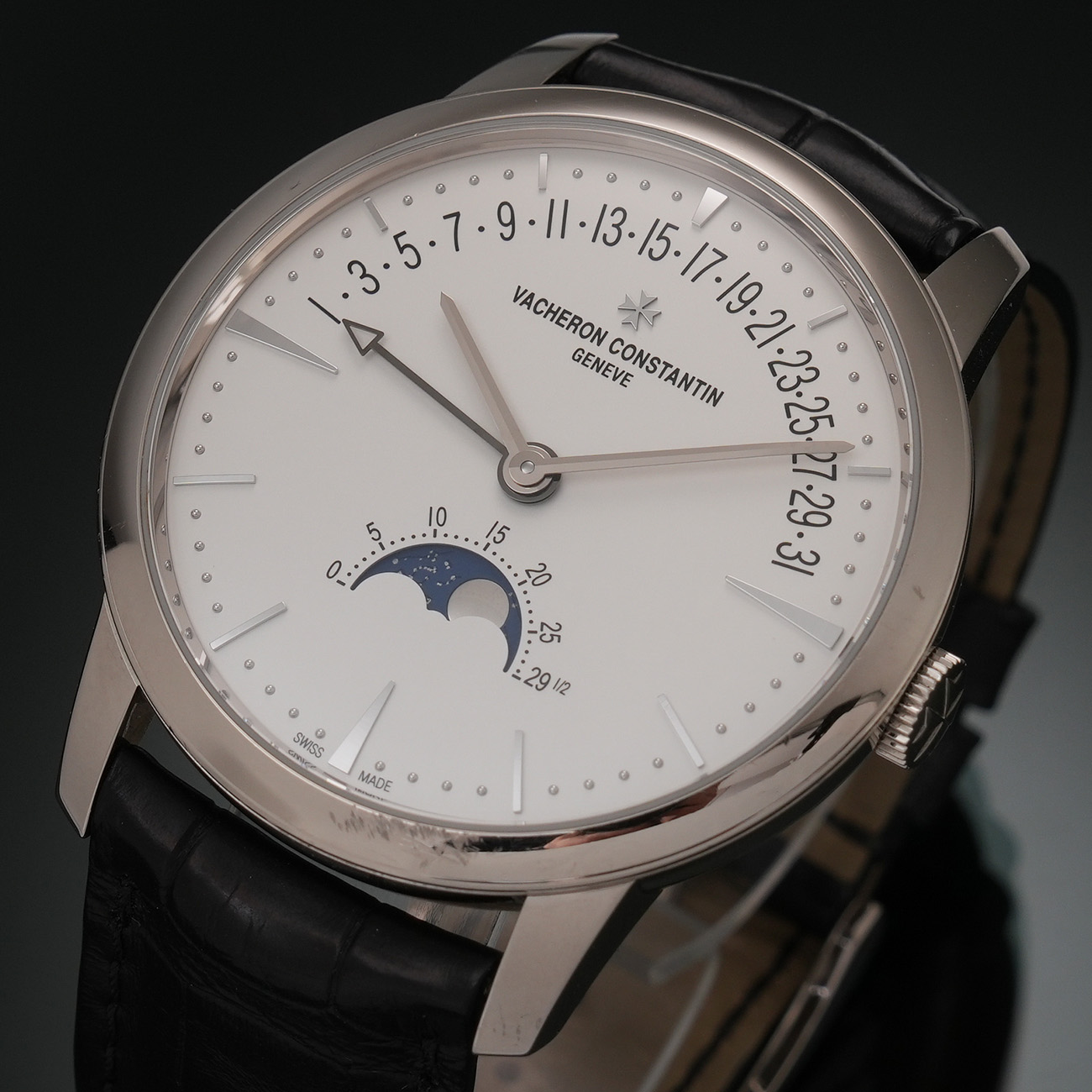 VACHERON CONSTANTIN(USED)바쉐론 콘스탄틴 패트리모니 문페이즈 레트로 그레이드 데이트
